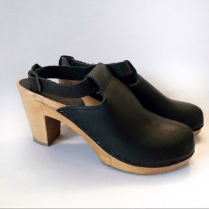 Sven High Heel Halter Top Clogs // 35